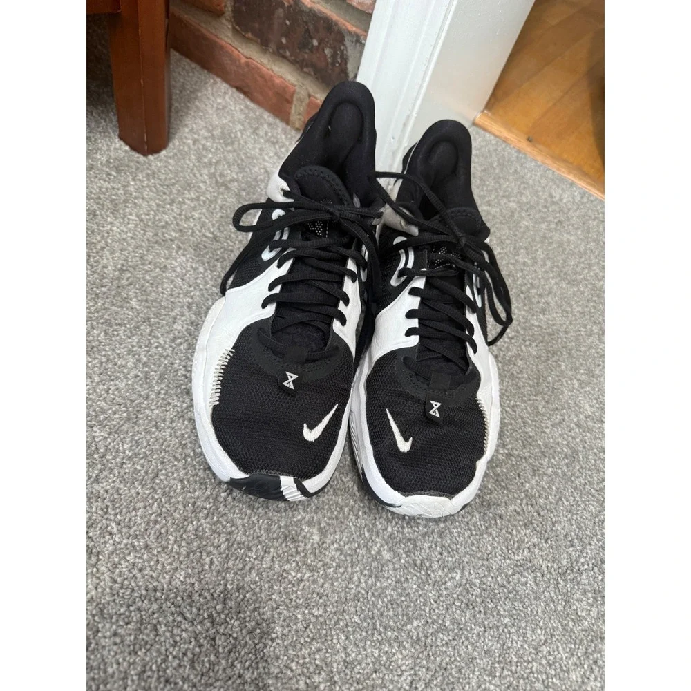 Nike PG 5 Team White Black Paul George Basketball Men's Size‎ 8